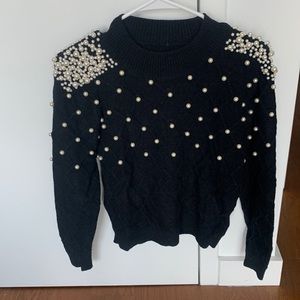 Pearl Black Sweater